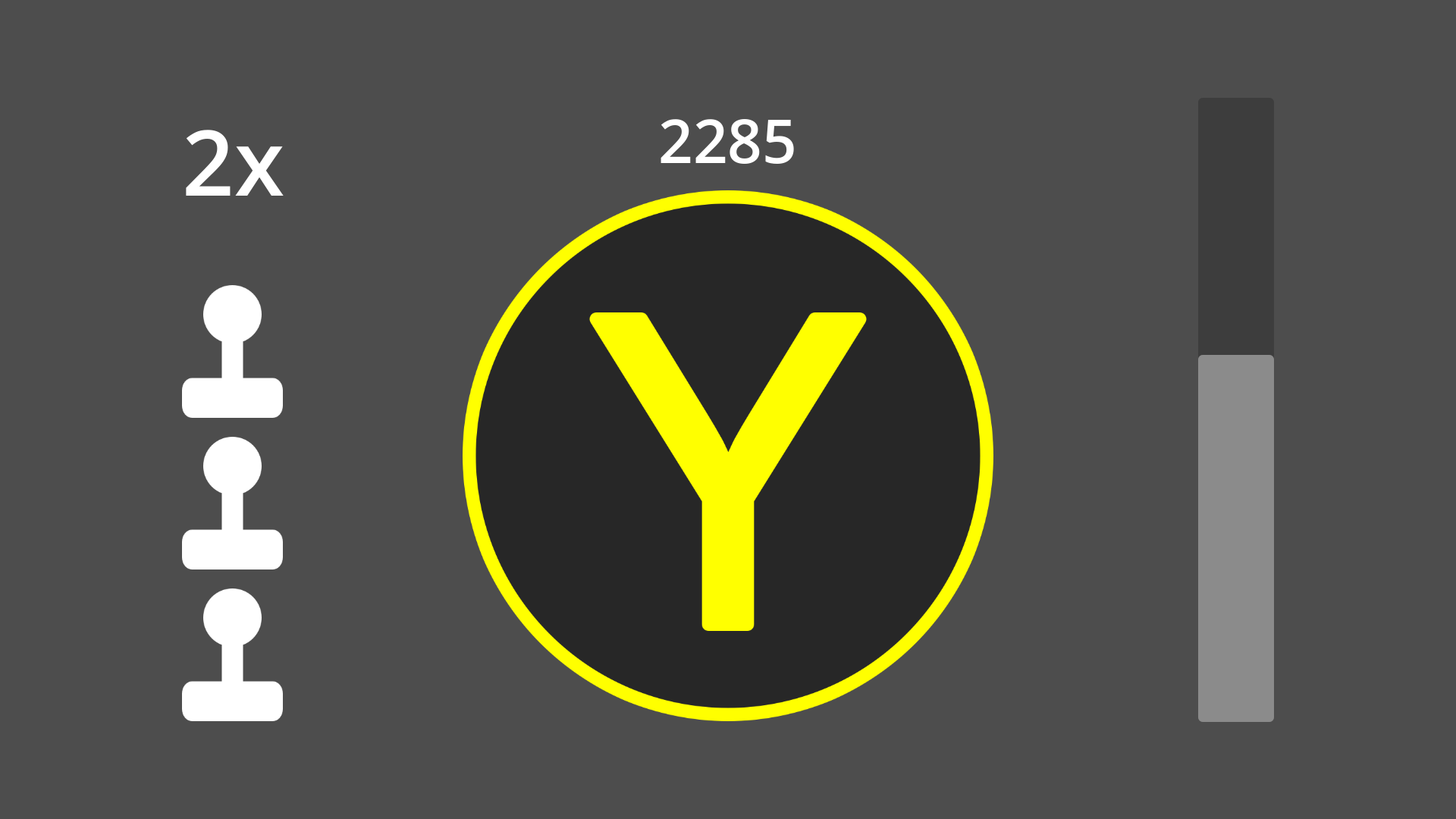 The core UI, now with classic joysticks as the icon for a player’s lives
